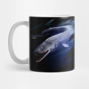 Frilled shark wall art Mug